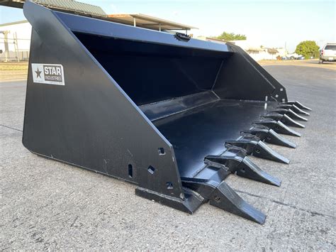 woods skid steer buckets|smooth bucket for skid steer.